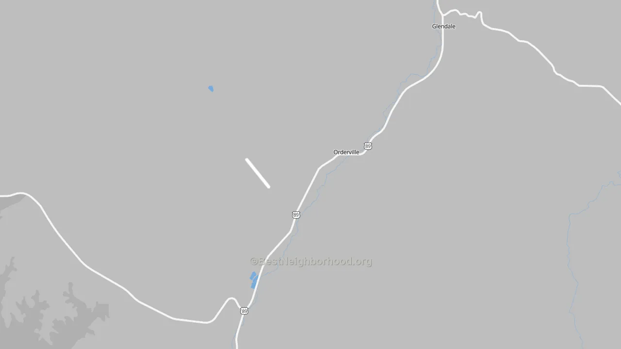 Transit Grade map of 84758, UT