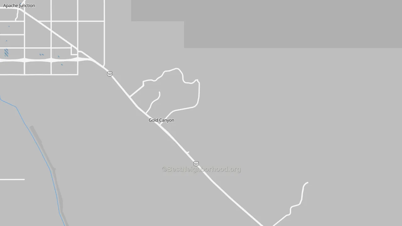 Transit Grade map of 85118, AZ