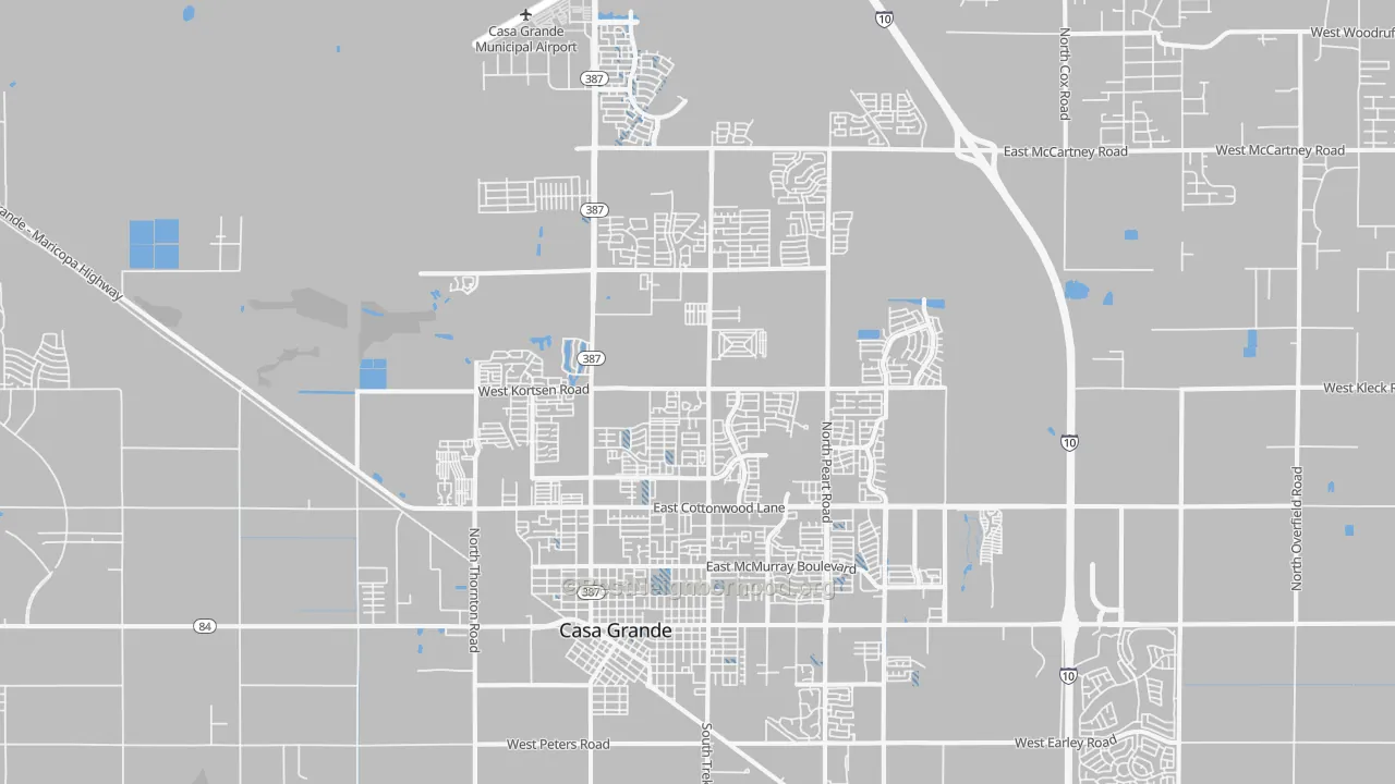 Transit Grade map of 85122, AZ