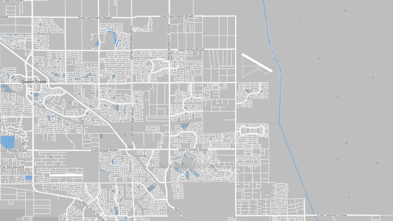 Transit Grade map of 85140, AZ