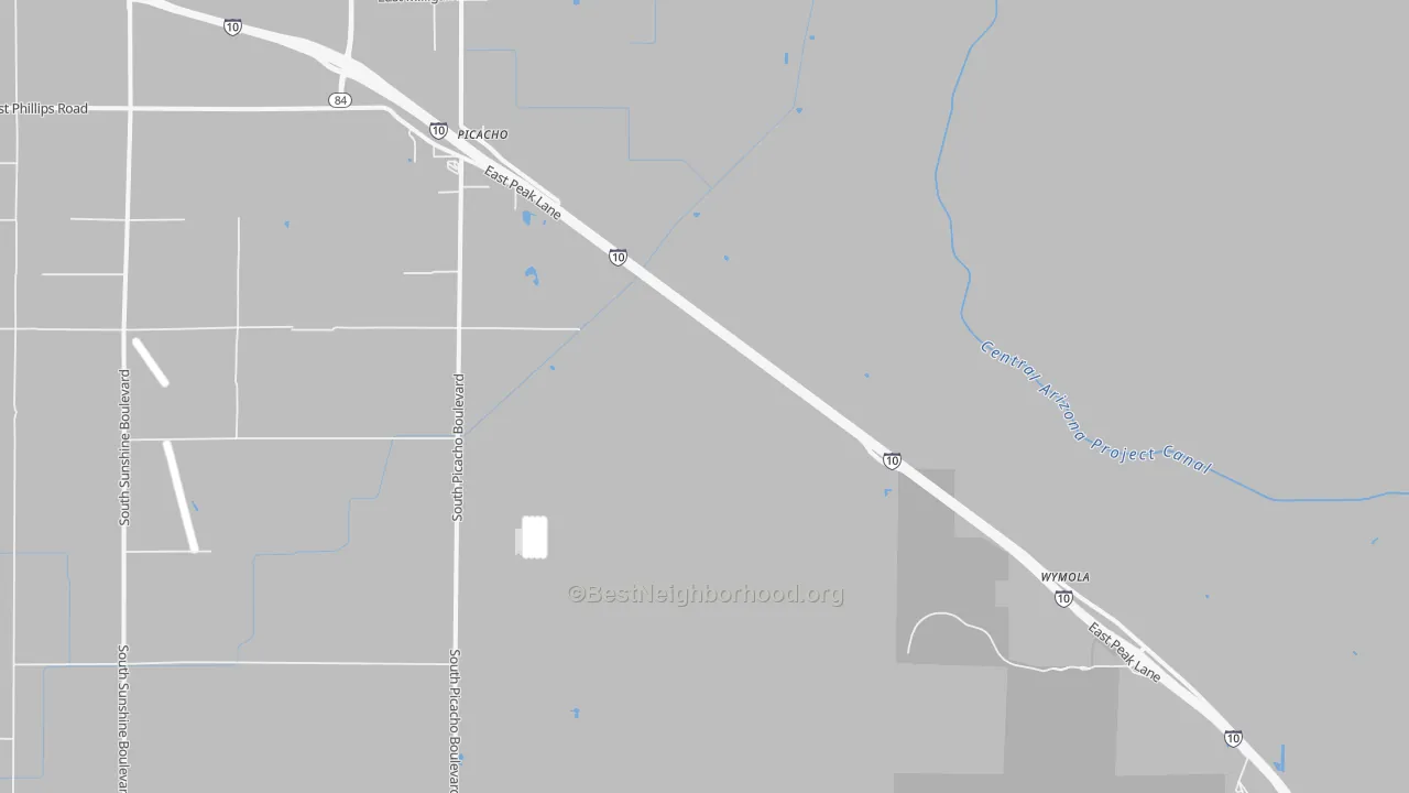 Transit Grade map of 85141, AZ