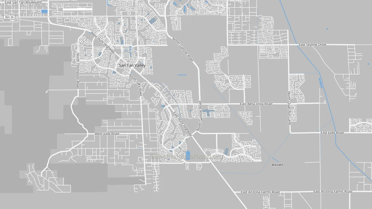 Transit Grade map of 85143, AZ