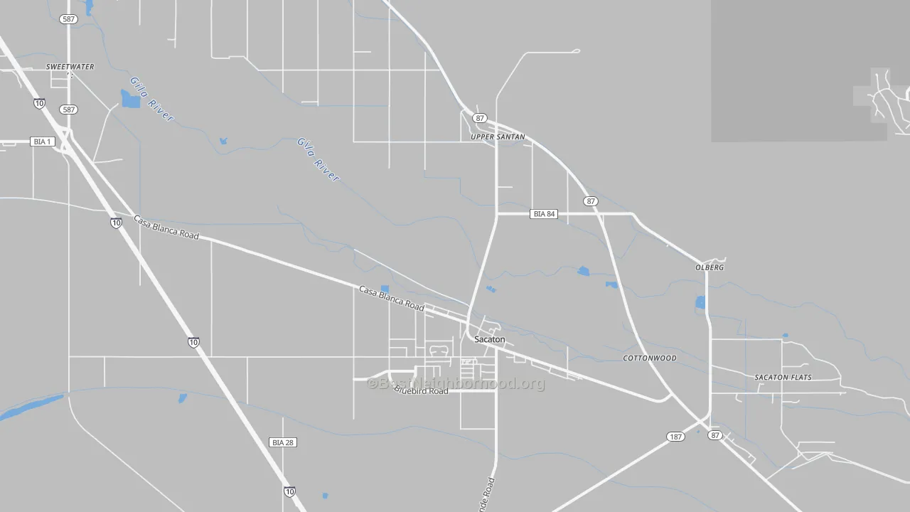 Transit Grade map of 85147, AZ