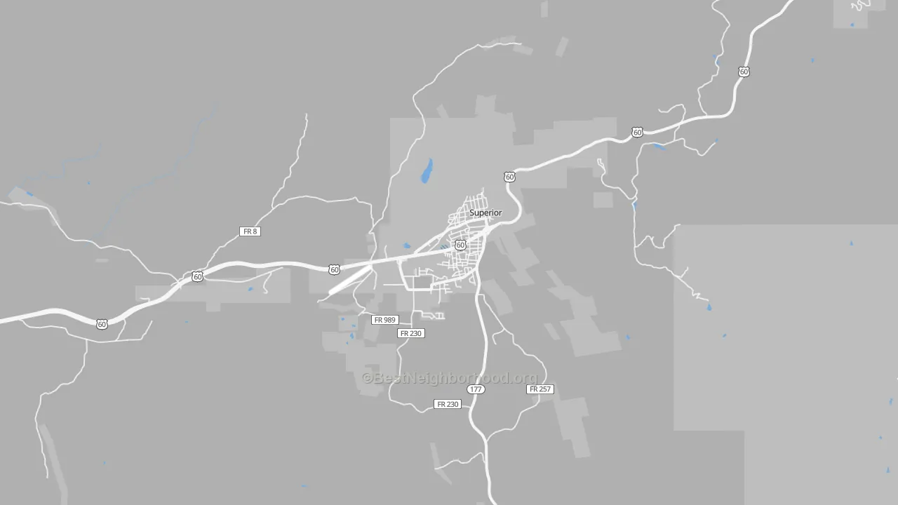 Transit Grade map of 85173, AZ