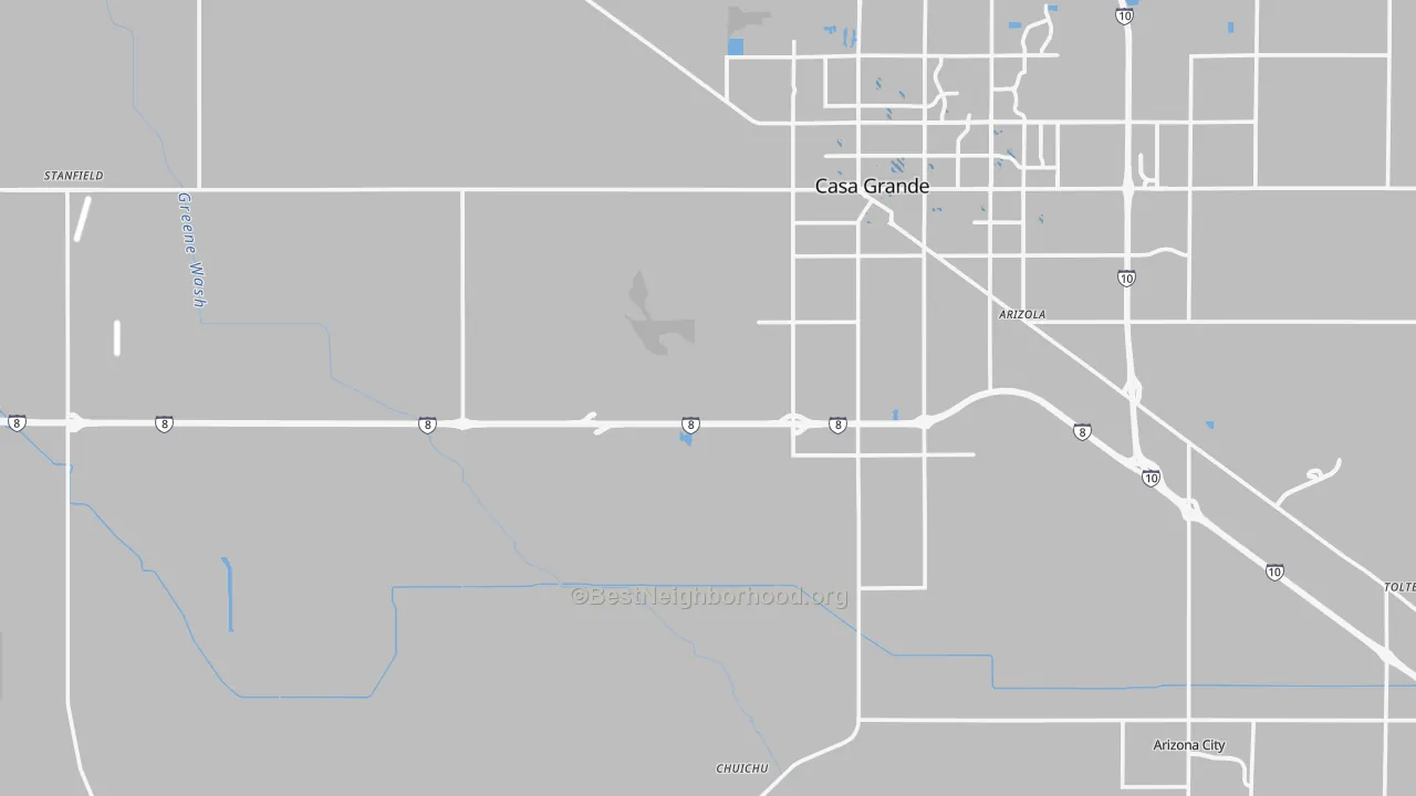 Transit Grade map of 85193, AZ