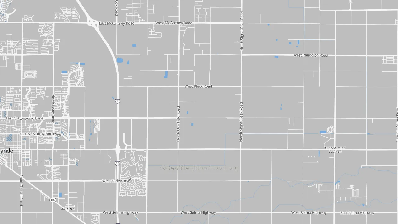 Transit Grade map of 85194, AZ