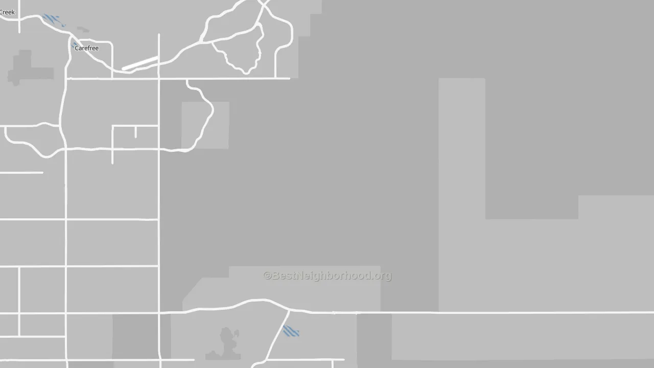 Transit Grade map of 85262, AZ