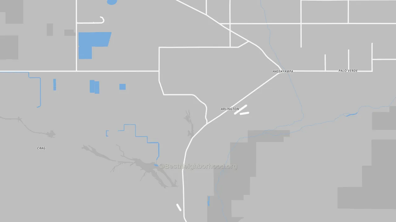 Transit Grade map of 85322, AZ