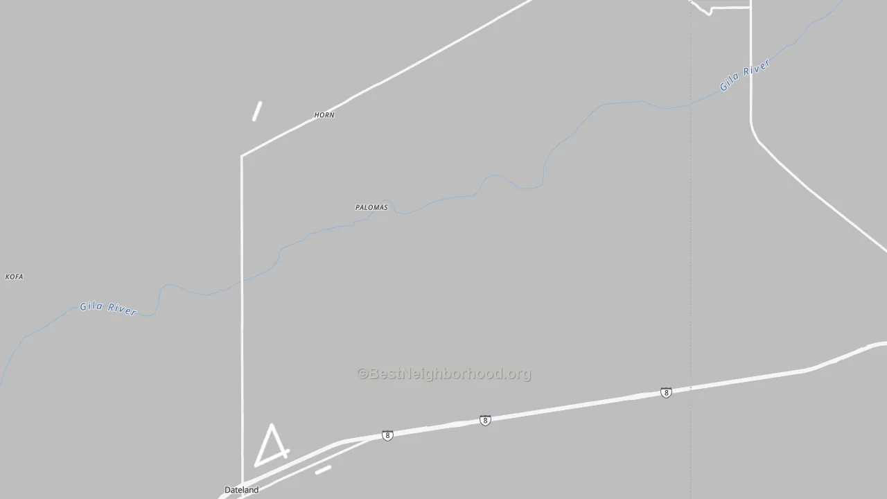 Transit Grade map of 85333, AZ