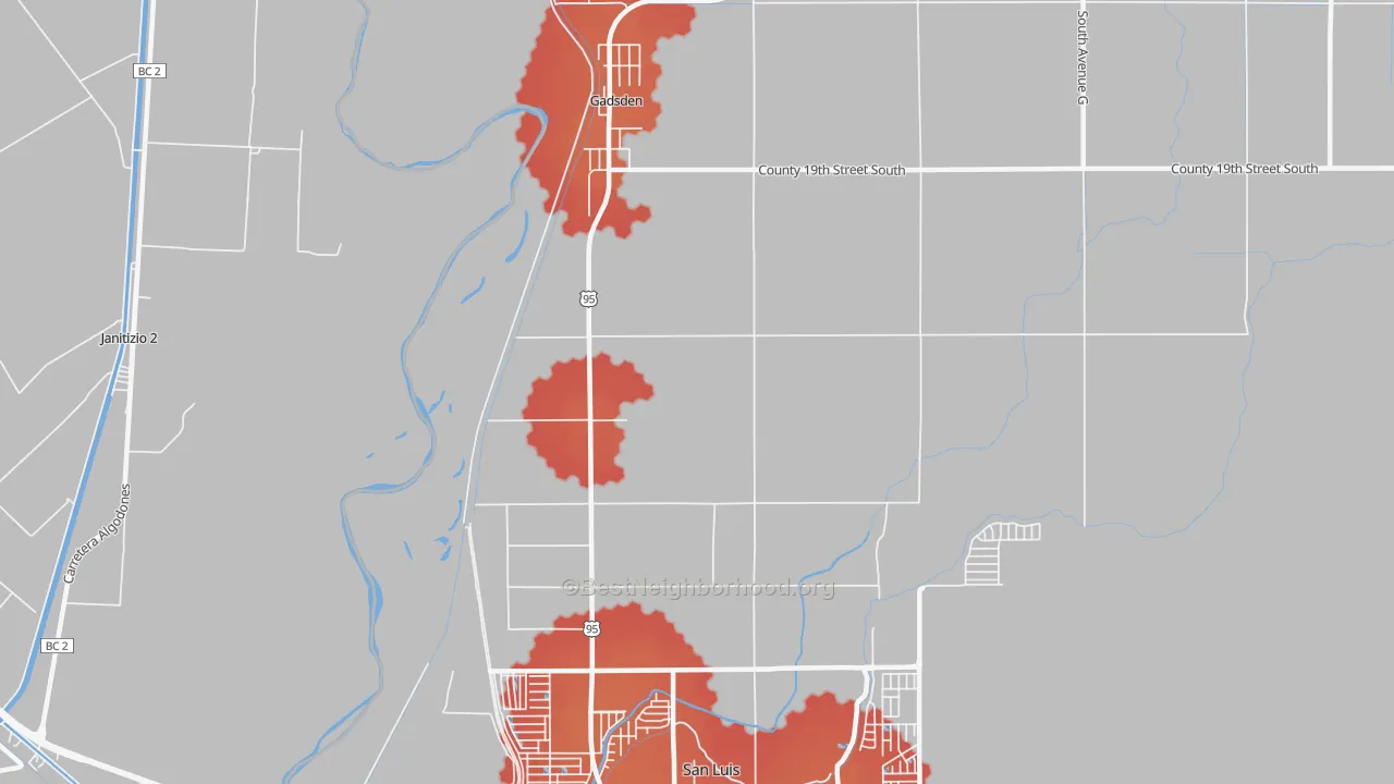 Transit Grade map of 85336, AZ
