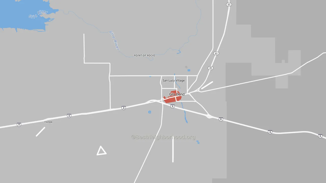 Transit Grade map of 85337, AZ