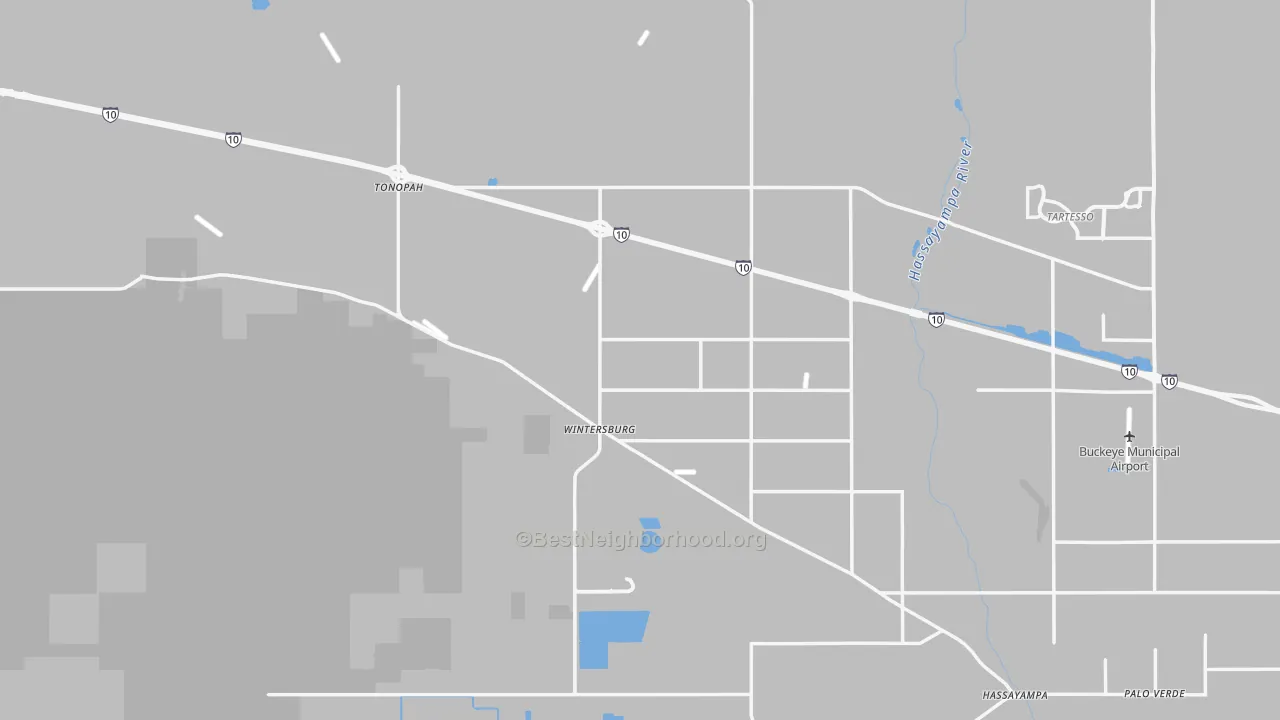 Transit Grade map of 85354, AZ