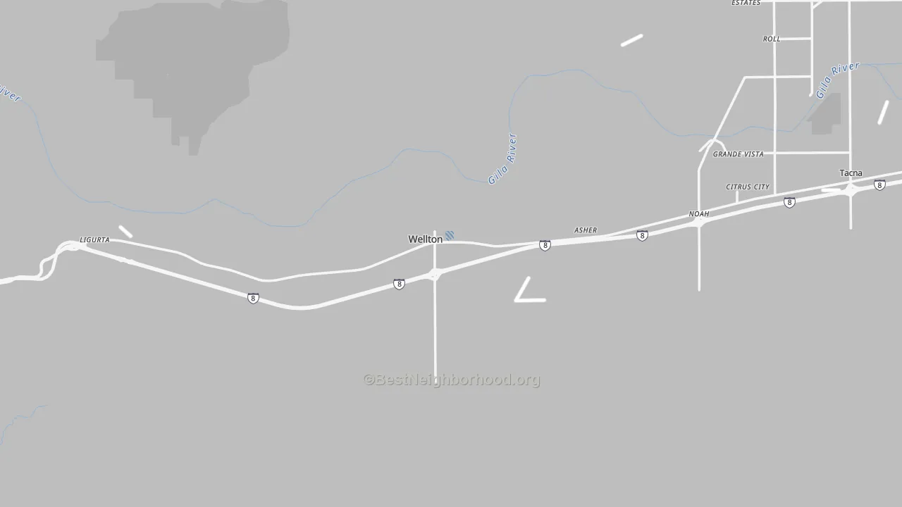 Transit Grade map of 85356, AZ