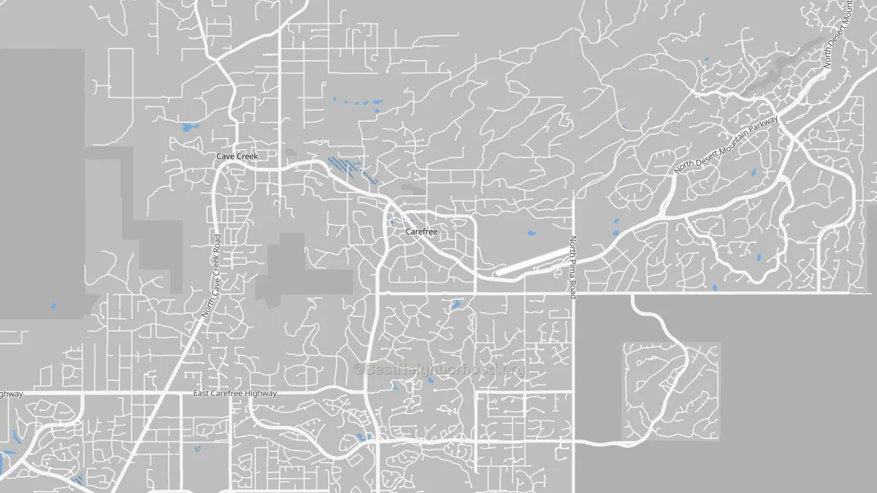 Transit Grade map of 85377, AZ
