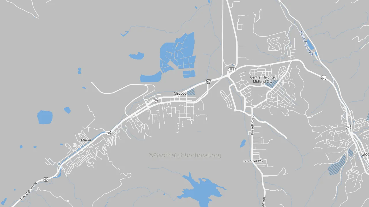 Transit Grade map of 85532, AZ