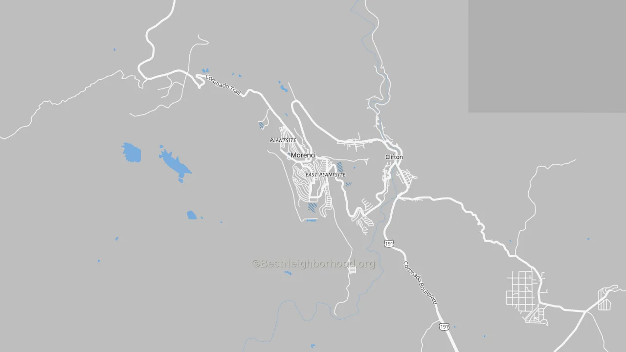 Transit Grade map of 85540, AZ