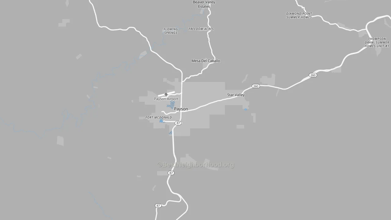 Transit Grade map of 85541, AZ