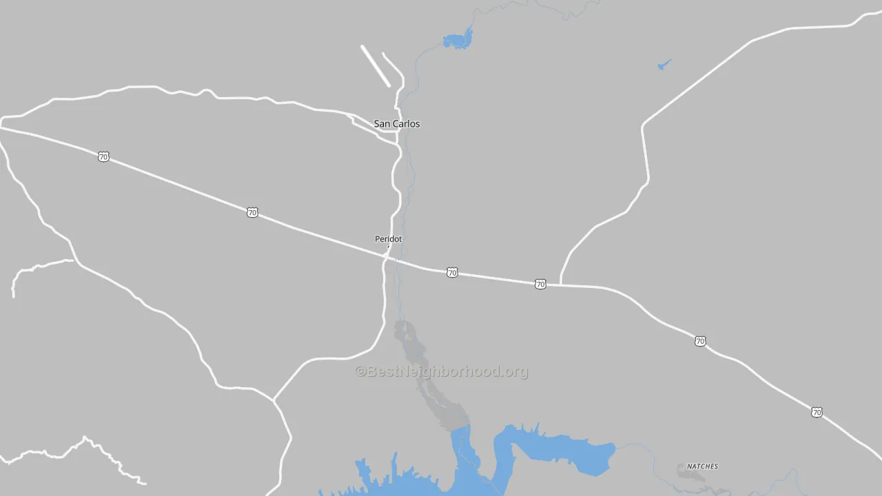 Transit Grade map of 85542, AZ