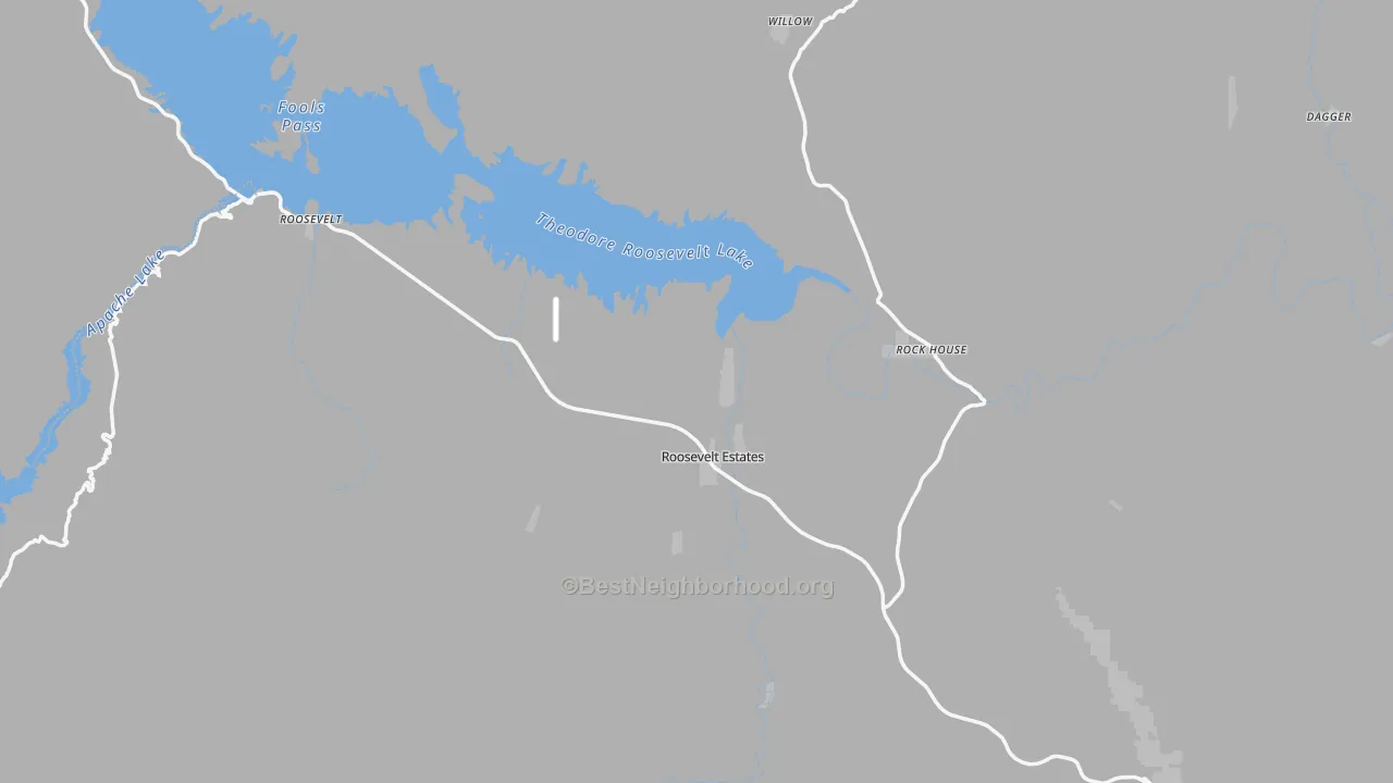 Transit Grade map of 85545, AZ
