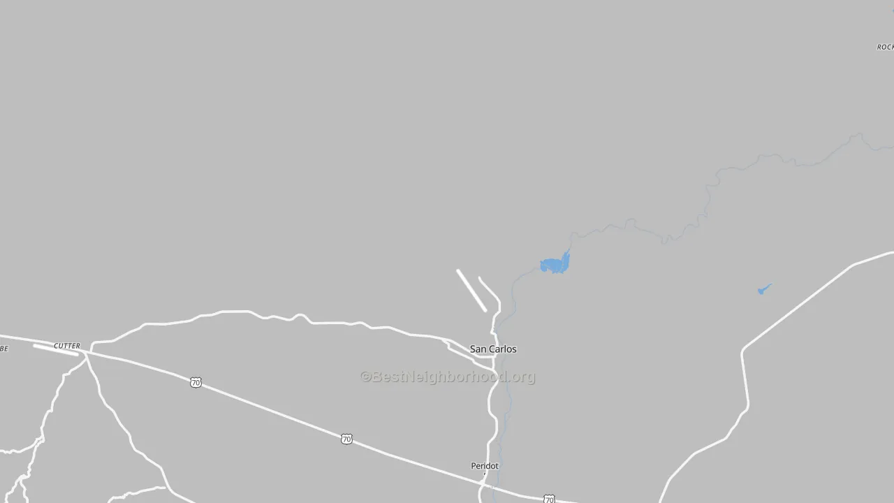 Transit Grade map of 85550, AZ