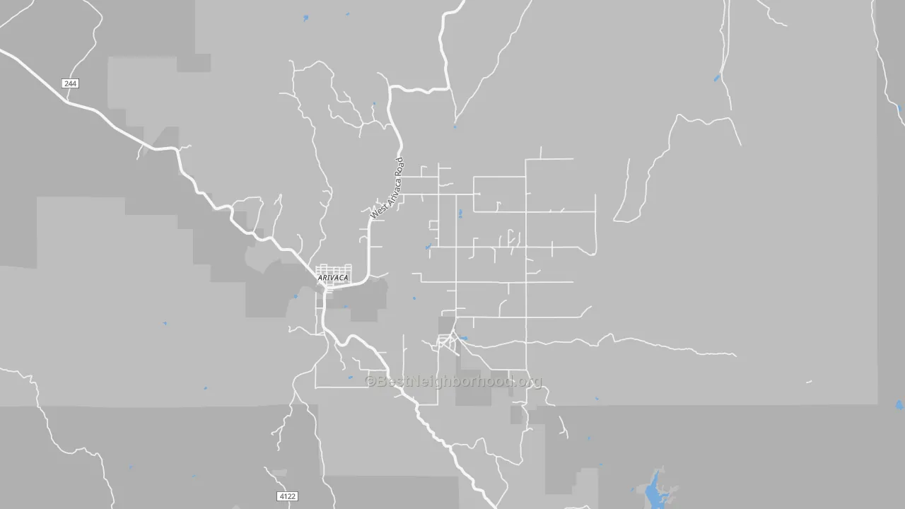 Transit Grade map of 85601, AZ