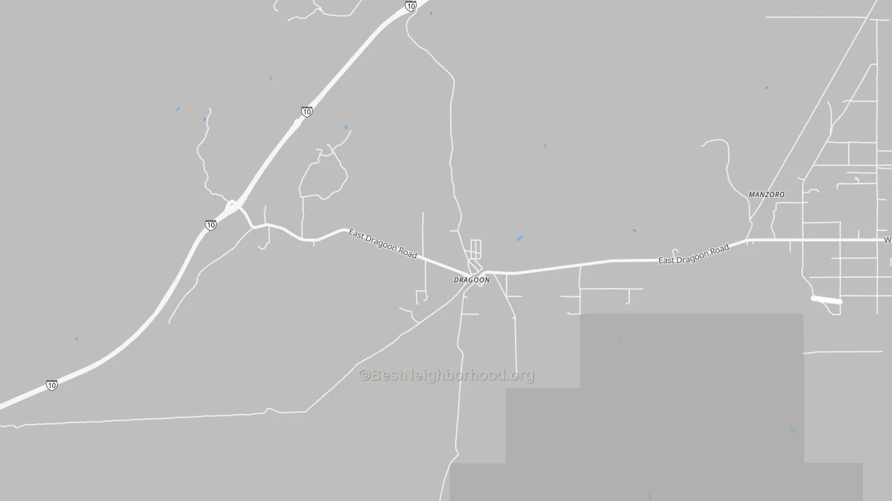 Transit Grade map of 85609, AZ