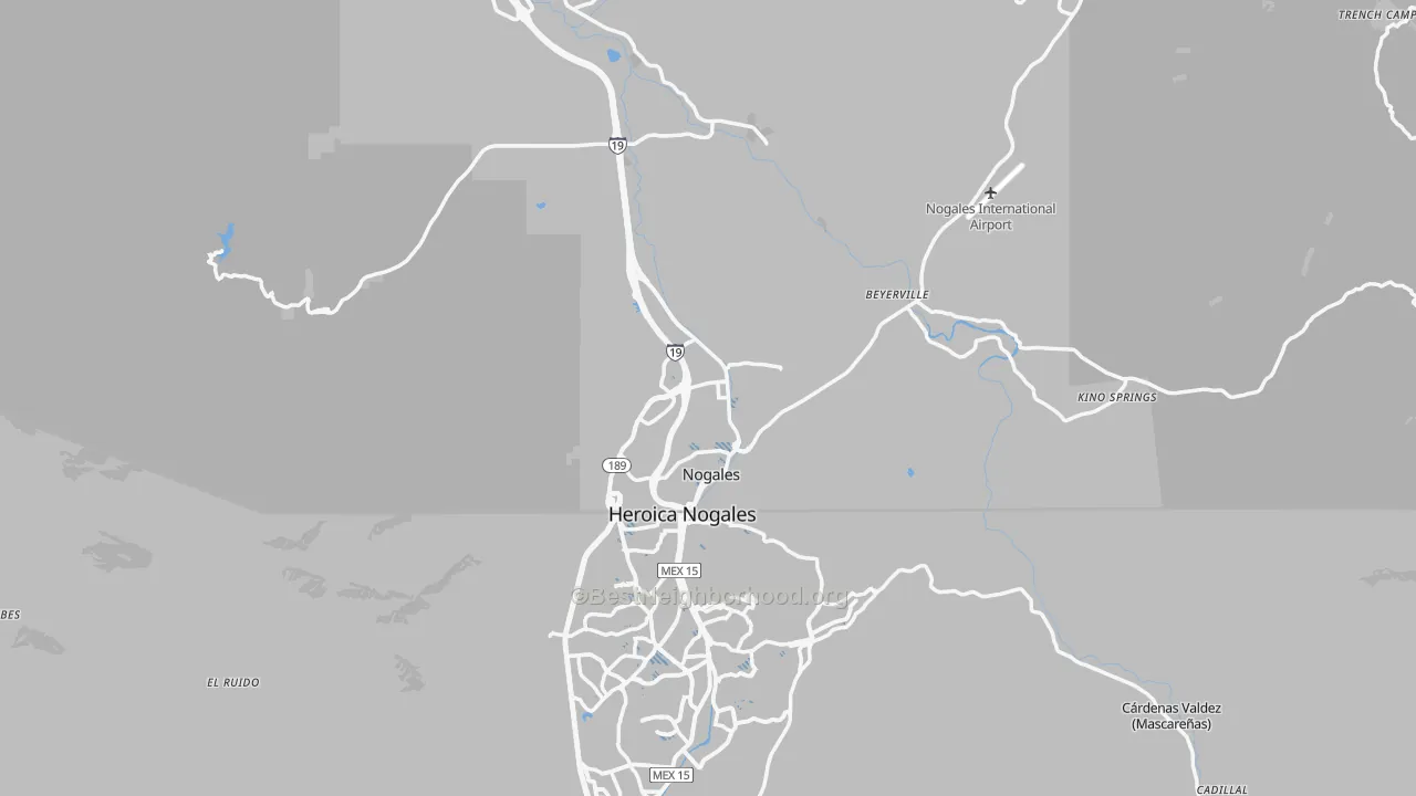 Transit Grade map of 85621, AZ