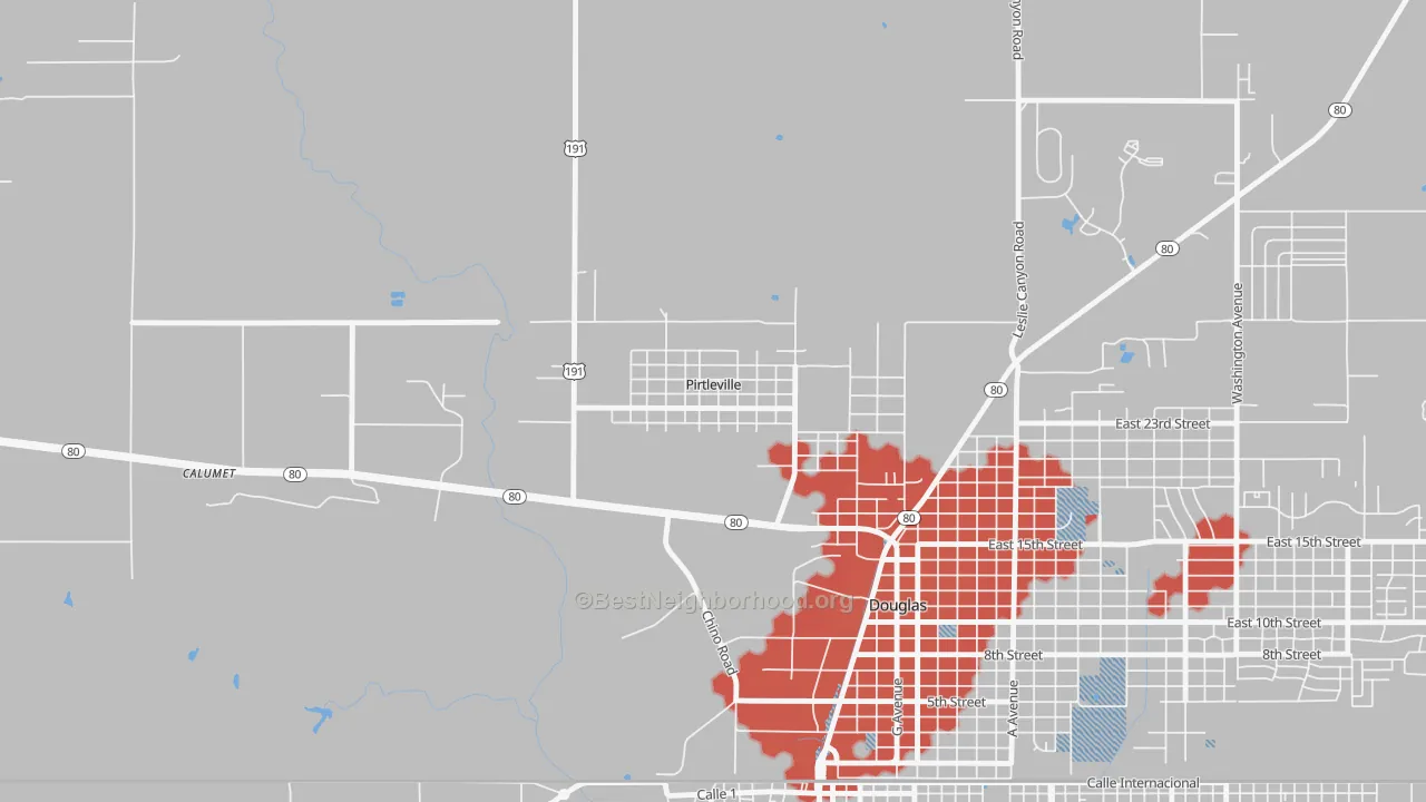Transit Grade map of 85626, AZ