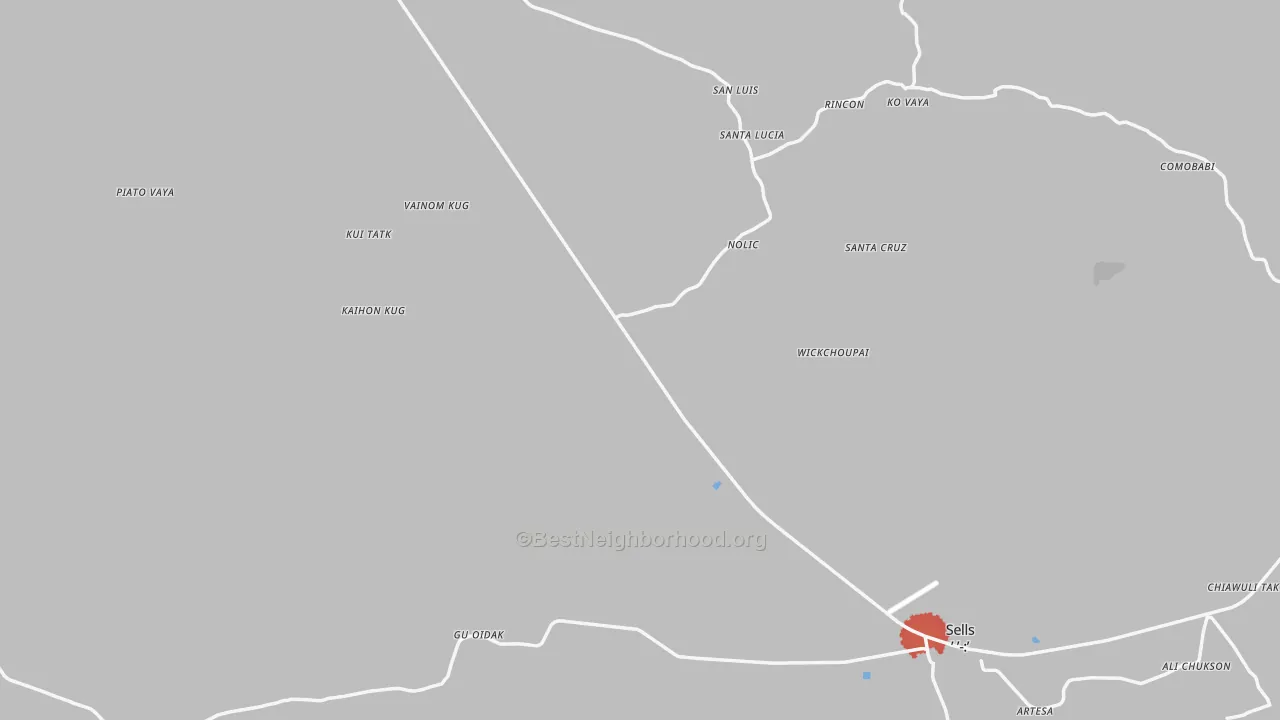Transit Grade map of 85634, AZ