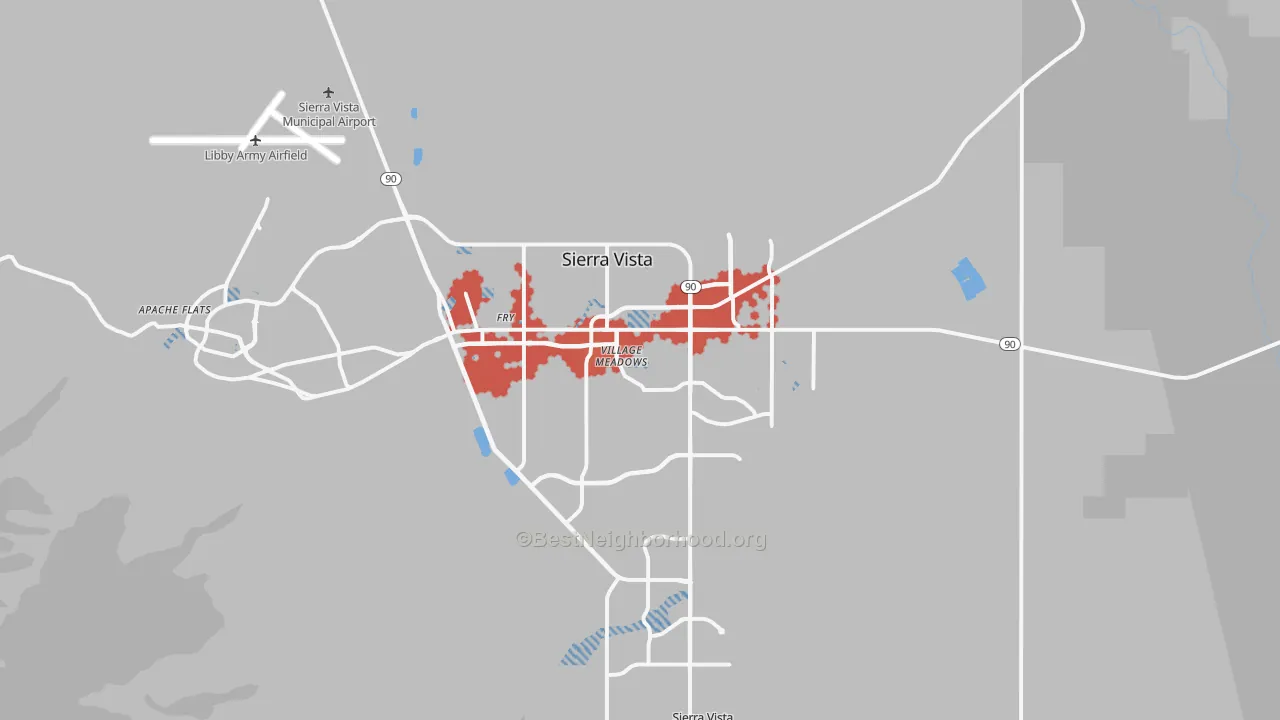 Transit Grade map of 85635, AZ