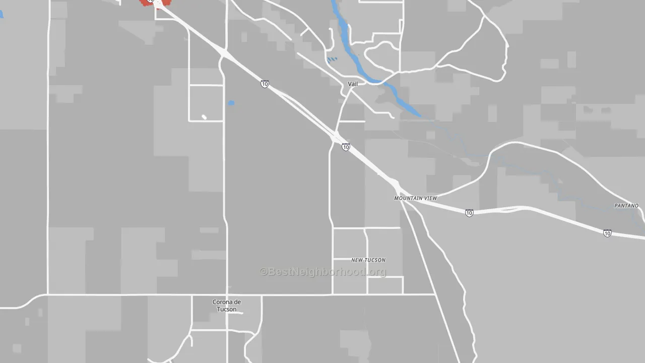 Transit Grade map of 85641, AZ