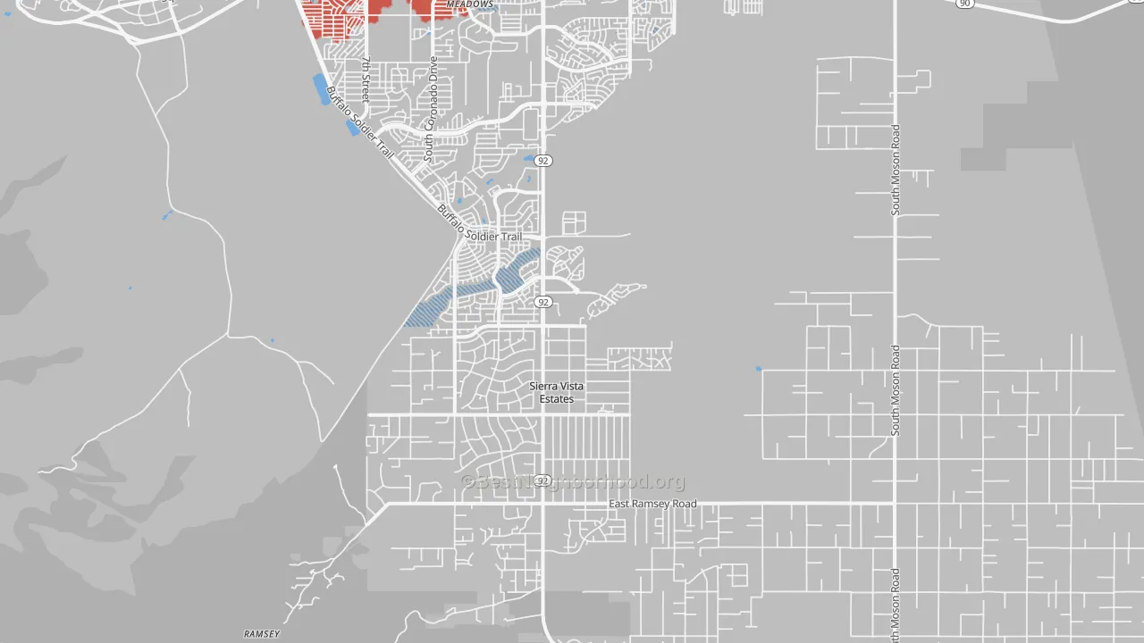 Transit Grade map of 85650, AZ