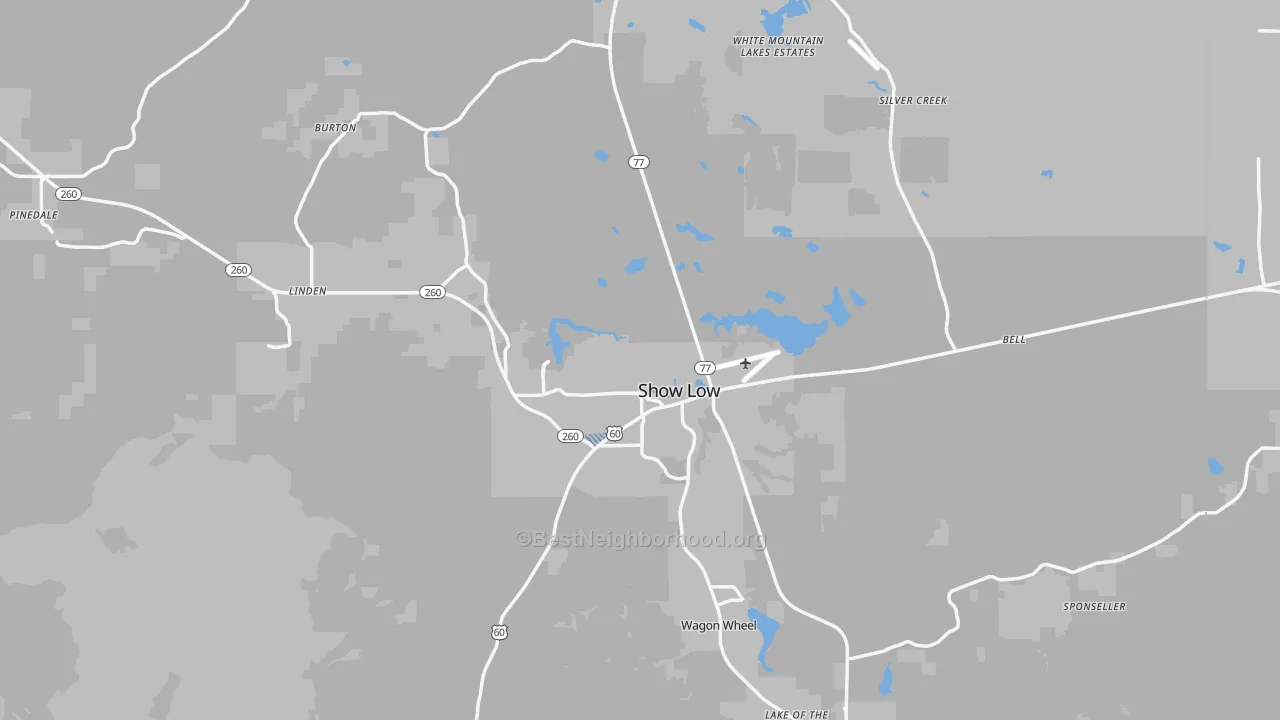 Transit Grade map of 85901, AZ