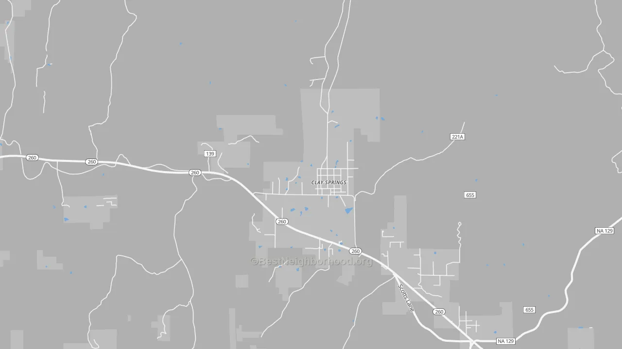 Transit Grade map of 85923, AZ