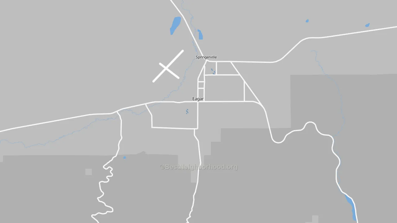 Transit Grade map of 85925, AZ