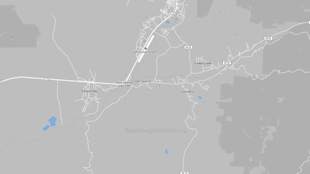 Transit Grade map of 85926, AZ
