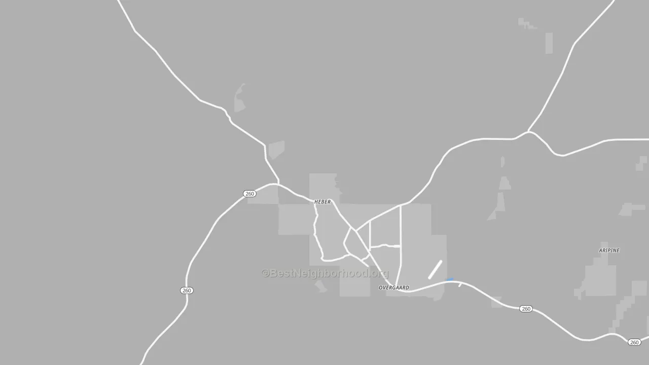 Transit Grade map of 85928, AZ
