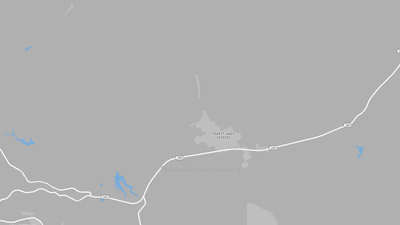 Transit Grade map of 85931, AZ