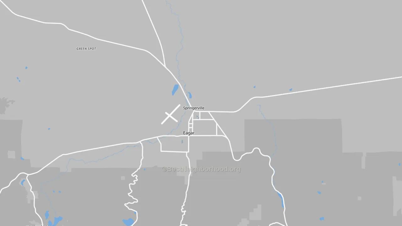 Transit Grade map of 85938, AZ