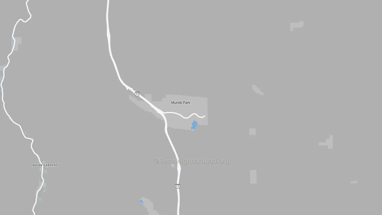 Transit Grade map of 86017, AZ