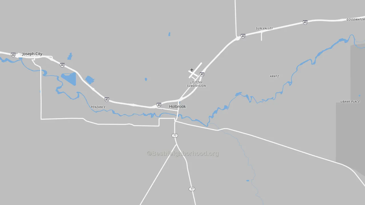 Transit Grade map of 86025, AZ