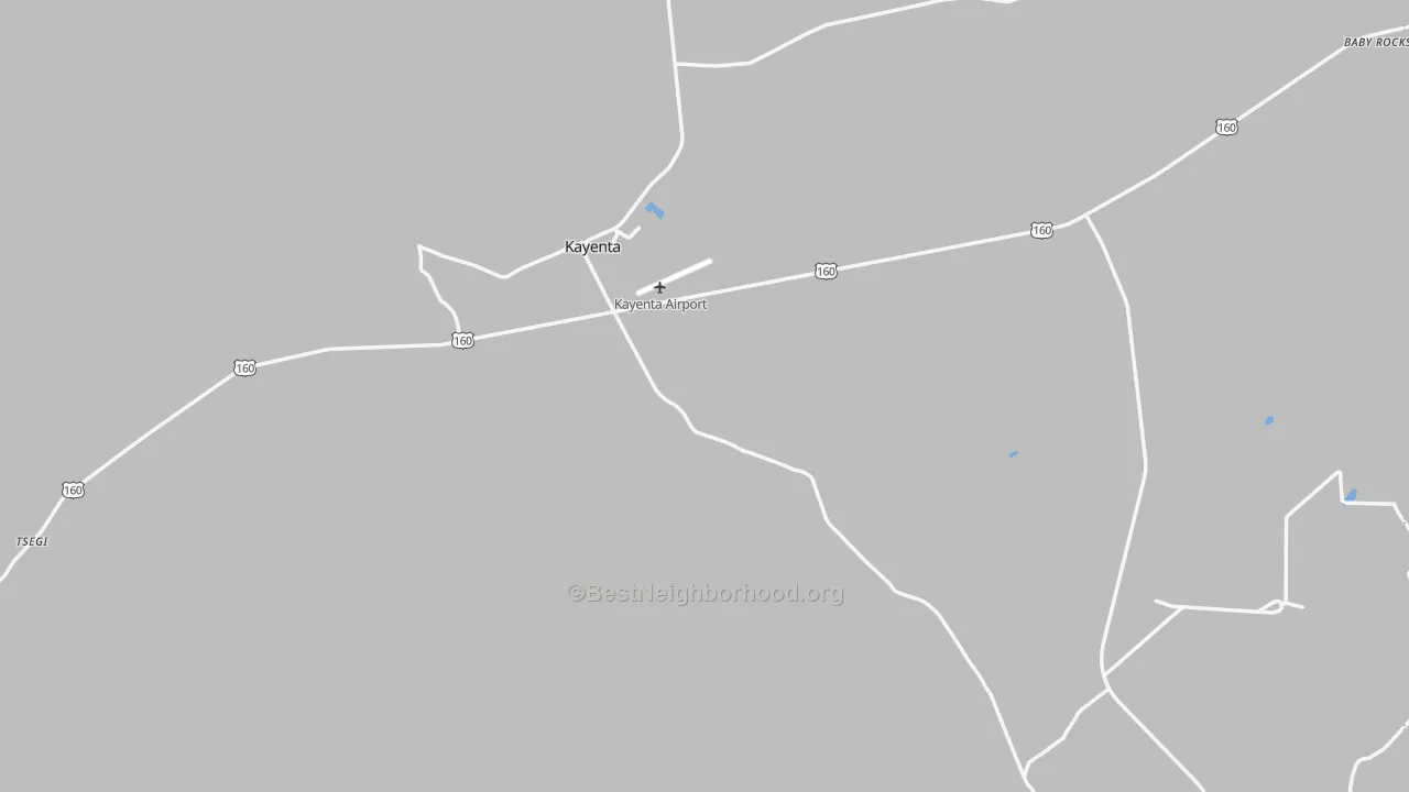 Transit Grade map of 86033, AZ