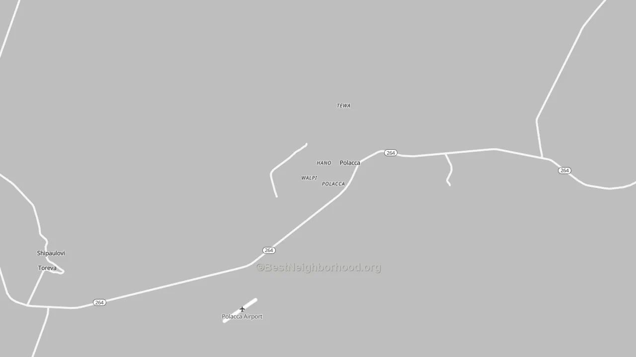 Transit Grade map of 86042, AZ