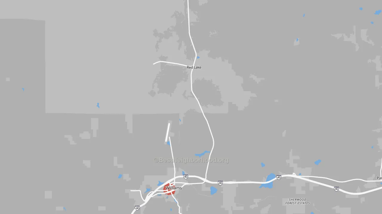 Transit Grade map of 86046, AZ