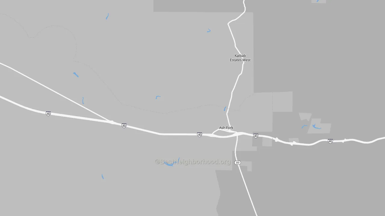 Transit Grade map of 86320, AZ