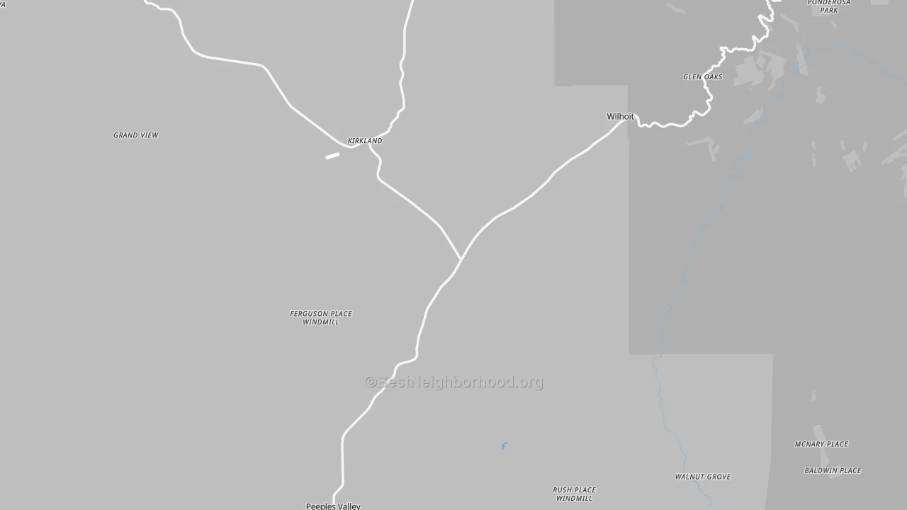 Transit Grade map of 86332, AZ