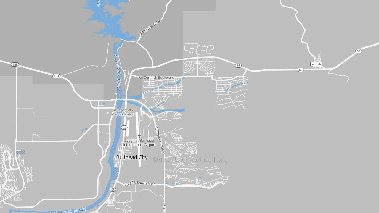 Transit Grade map of 86429, AZ