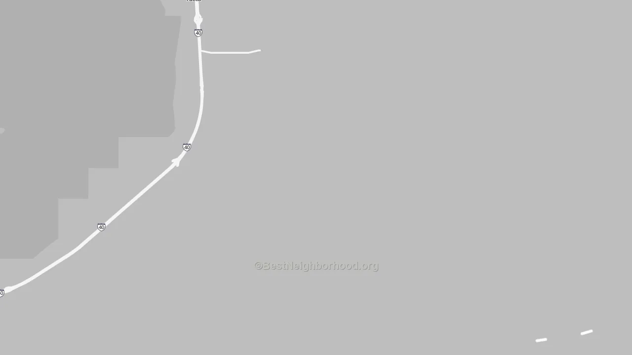 Transit Grade map of 86438, AZ