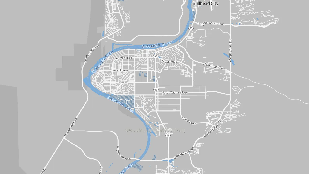 Transit Grade map of 86442, AZ