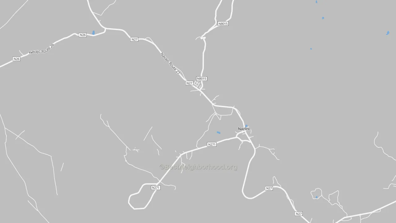Transit Grade map of 86540, AZ